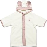 藤高 今治タオル バスローブ インフィーネ ベビー用 80 ピンク 着丈50cm