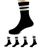 [インソミラ] InSomila 子供用 靴下 4足セット キッズ ソックス スクールソックス 通学用 シンプル 黒 M