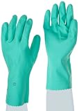 Ansell Omni 87-276 Latex/Neoprene Glove, Chemical Resistant, 12 Pinked Cuff, 12 Length, 0.787 Thick,