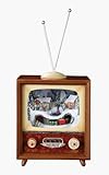 Retro Action Musicals by Roman Action Musical Lighted TV Train 5-1/2-Inch