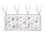 吊り下げ式ベッドサイドバッグベビーベッド用おむつ収納バッグ、h