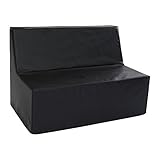 Foamnasium Straight Back Sofa Playset, Black [並行輸入品]