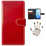 AQUOS R8 SH-52D ケース カバー 手帳型 SH-52Dケース AQUOSR8ケース SH-52Dカバー AQUOSR8カバー アクオス R8 アール8 ハンドあり イタリア産 本革 牛革 ダグラス レッド