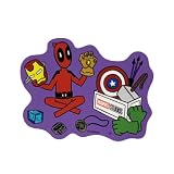 [スモール・プラネット] マーベル デッドプール キャラクターステッカー おもちゃ箱