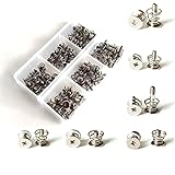 Easycargo M2.5 グラフィックカードヒートシンクスクリュー取り付けキット 72個 GPUスプリングネジ グラフィックスカードバックプレートヒートシンクねじ