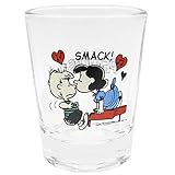 マリオクラフト ミニグラス ハート スヌーピー Φ50×63mm SPY-550