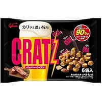 江崎グリコ クラッツ<ペッパーベーコン>(6袋) 102g