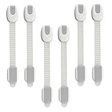 Seliyi ベビーガード ストッパー 6点セット 赤ちゃん 安全 ロック 調節可能 ラッチ キャビネット 引き出し 戸棚 冷蔵庫 ドア ロック 防災用品