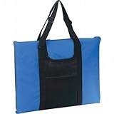 DDI 1923576 Deluxe Nylon Picnic Mat, Royal-Black