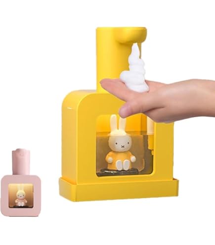 Amazon｜ミッフィー ソープディスペンサー 自動 泡 壁 おしゃれ