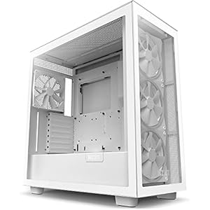 NZXT H7 Elite 強化ガラス ミドルタワーPCケース [White] CM-H71EW-01 CS8449 ホワイト