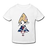 星 ２～６歳子供 男女兼用阿波踊り 祭り 可愛い 女 Tシャツ ホワイト 5-6 Toddler