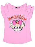 (アースマジック) EARTHMAGIC いちごマフィーフリルTシャツ 90cm ペールピンク