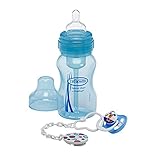 Dr. Brown's 'Snack-Pacifier and Bottle Set, Blue by Dr. Brown's