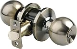 Brinks 2707-109 Ball Style Keyed Entry Door Knob, Antique Brass by Brinks [並行輸入品]