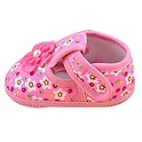 ベビー靴 – TOOGOO ( R ) 1ペアソフトベビーChaussure幼児ガールズフラワープリント布ブーツベビーベッド靴ギフト、ピンク11 cm