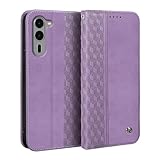 Gedurya らくらくスマートフォン F-53E ケース 手帳型 ひし形柄 FCNT らくらくスマートフォン F53E ケース 手帳型 マグネット式 スタンド機能 docomo F-53E 携帯カバー カード収納 財布型 らくらくスマートフォン F-53E スマホケース 軽量 薄型 らくらくスマートフォンF53E ケースカバー 全面保護 耐衝撃 5.4インチ対応 - ブラック