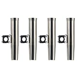 Amarine Made ステンレスレールマウントクランプ ロッドホルダー レール22mm (7/8インチ) - 25mm (1インチ)