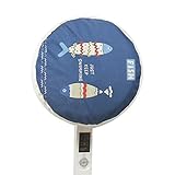 IOCSMART 扇風機カバー 扇風機安全ダストカバー 保護防塵怪我防止 かわいい ほこり防止保存袋 (ブルー2魚)