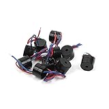 uxcell 電子アラームブザー　電子ブザー　防犯ブザー　音声ブザー　警報ブザー　連続音ブザー　アクティブ　DC12V　プラスチック　10個