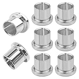 MONOSTORE RCA端子 スピーカー キャップ アンプ オーディオ プロテクター ジャック カバー プラグキャップ プラグカバー ピンジャック 銀8個