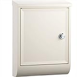 ユニソン　壁付けポスト　テラ　左開きタイプ　※サインシール付 アイボリー