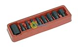 dapetz 9 pc 1 / 2 "ドライブHex /アレンソケットビットセット6 7 8 10 12 14 17 19 mmガレージツール