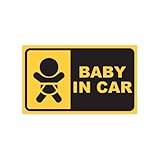 Baby in Car – カラーステッカー – Decal – Die Cut