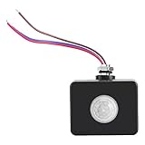 インテリジェント 赤外線センサースイッチ PIRセンサー 屋外/屋内セキュリティ自動 PIRモーシ 人感センサー検出 器壁スイッチのLED 明暗センサー 天井廊下玄関地下室適用 省エネルギー