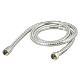 DealMux浴室給湯器シャワーステンレス鋼フレキシブルなホース1.5Mロング