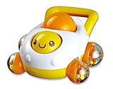 Luba San Small Car Rattle and Shaker for baby,Orange [並行輸入品]