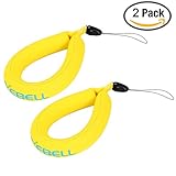 Luxebell®フロートストラップ/カメラストラップ/シュノーケリング/ 水に浮く ストラップ /シンクからあなたのカメラや携帯電話を保存/GoPro用リストストラップ、マリン双眼鏡、パナソニックLUMIX DMC-TS2フローティング防水カメラフロート、ソニーDSC-TX30/ P、コダックPLAYSPORTなどに適用 (2個セット) … (黄色) Luxebell®フロートストラップ/カメラストラップ/シュノーケリング/ 水に浮く ストラップ /シンクからあなたのカメラや携帯電話を保存/GoPro用リストストラップ、マリン双眼鏡、パナソニックLUMIX DMC-TS2フローティング防水カメラフロート、ソニーDSC-TX30/ P、コダックPLAYSPORTなどに適用 (2個セット) … (黄色)