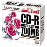 （業務用10セット）三菱化学メディア CD-R 〔700MB〕 SR80PP10 10枚