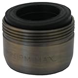 LASCO 09 – 1971デュアルスレッド蛇口エアレーターデュアルスレッド、標準オスとメスアダプタ、アンティークブロンズ 09-1971 1