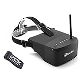 Crazepony Eachine ev800 5 Inch 800 x 480 FPVゴーグル5.8 G 40 CH RaceBand auto-searching構築で2000 mAhバッテリー