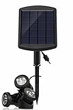 ノーブランド品ホワイト 25V 1.5W 1800MA防水LEDスポットライト 屋外照明 夜間自動点灯庭の装飾、池やスイミングプールなどに適用 (蓝)