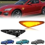 NEIFILES NDロードスター ND5RC ロードスターRF NDERC サイドウインカー LED RX-8 SE3P 後期 アテンザスポーツワゴン アテンザセダン アテンザスポーツ GH系前期 プレマシーCW マツダ適合 サイドマーカー 日産ラフェスタハイウェイスター B35型 対応 全点滅 車検対応クリア