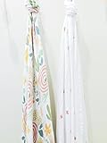 Ema Jane Swaddling Soft Cotton Muslin Baby Blanket Sets (Vintage Florals) by Ema Jane