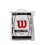 Wilson Pro オーバーグリップ テニスグリップ 12個パック ブラック