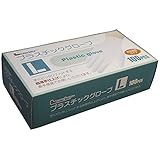 日進医療器株式会社:LEプラスチックグローブLサイズ100P 10個入 784493