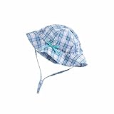 Marc janie赤ちゃん幼児用女の子チェックBrim Sun Protection Hat