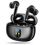 イヤホン bluetooth ワイヤレスイヤホン 【2024業界新開発 Bluetooth5.4イヤフォン】 LEDディスプレイ残量表示 ENCノイズキャンセリング+DNS技術 最大60時間連続再生 HiFi音質 重低音 自動ペアリング 完全ぶるーとぅーす イヤフォン Type-C急速充電 IPX7防水 マイク付き ブルートゥース イヤホン ハンズフリー通話 片耳/両耳