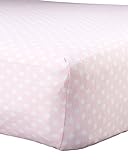 Abstract Baby Polka Dot Print Fitted Crib Sheet by Abstract