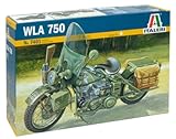 プラッツ イタレリ 1/9 WW2 アメリカ 軍用バイク WLA 750 プラモデル IT7401