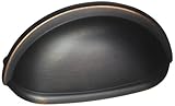 Amerock BP53010-10PACK Allison Value Hardware 3 Inch Center to Center Cup Cabinet, Oil Rubbed Bronze