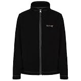 (レガッタ) Regatta キッズ・子供 グレートアウトドア King II 軽量 フルジップ フリースジャケット アウター (9-10歳) (ブラック/ブラック)