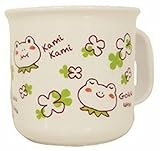 アサヒ興洋 子供耐熱コップ もぐもぐかえる グリーン