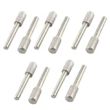 uxcell ダイヤモンドマウントポイント　ダイヤモンドビット　ヘッドダイヤモンド　シャンク10mm　円筒状　10個セット