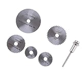 Fenteer チップソー　高速度鋼　ディスクホイール　ドリル　回転工具アクセサリー　6個セット