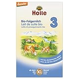 Holle(ホレ)　オーガニック粉ミルク　Step3(10ヶ月~36ヶ月)　600g＊10箱　【並行輸入品】／配送後4~6日でお届け